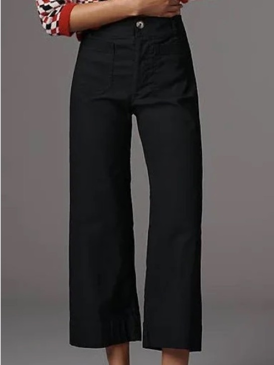 Anthropologie Pants - Maeve Colette Wide Leg Black Pant